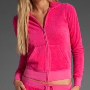 Pink juicy velour jacket